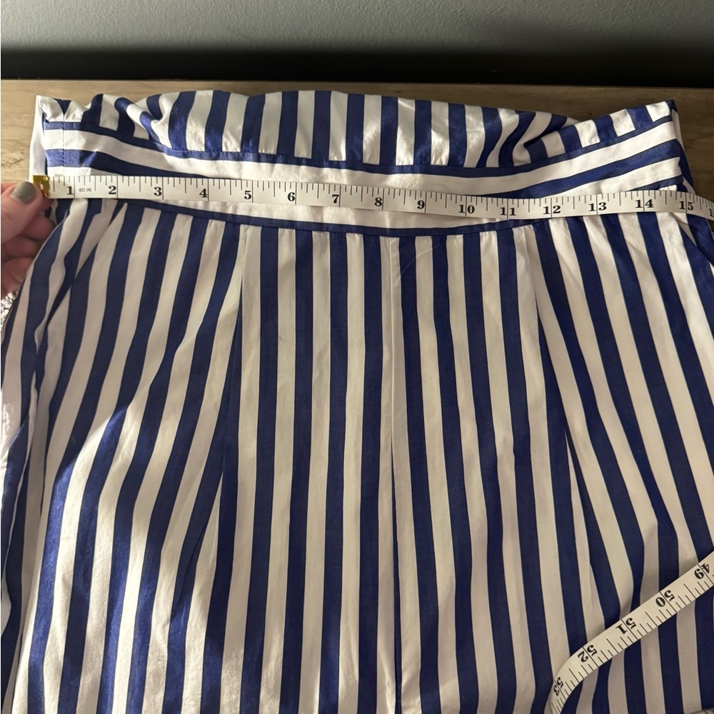 J. Crew Navy and White Halter Jumpsuit - Picture 4 of 15